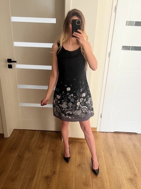 Asos black mini dress - Picture 2 of 3